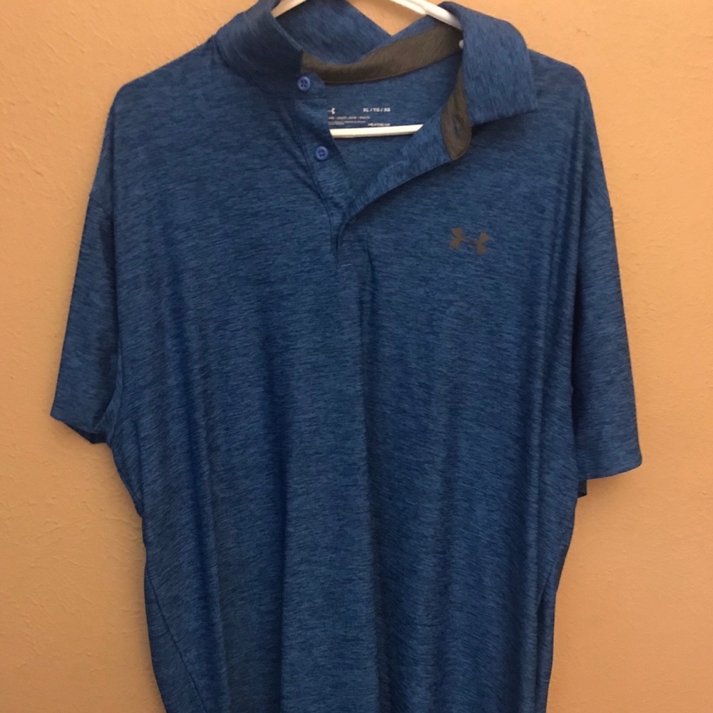 Under Armour blue polo